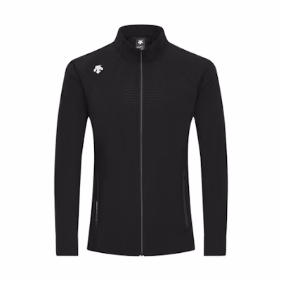 DESCENTE Running Solid Slim-Fit Long-Sleeve Half-Zip Woven Jacket D3231RWB43