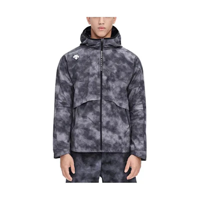 DESCENTE Running Long-Sleeve Fashion Hoodie Jacket D1331RJK43-BK