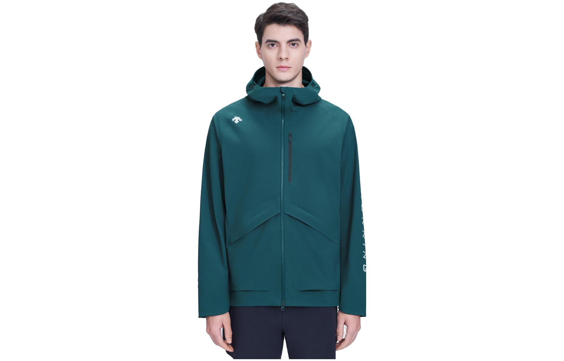 Purchase DESCENTE RUNNING系列印花Logo拉鍊連帽外套。 D3131RJK41