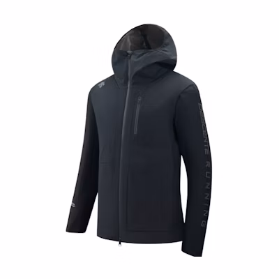 DESCENTE Running Series Hooded Jacket with Logo, Built-in Vest, and Insulation D2431RTT45