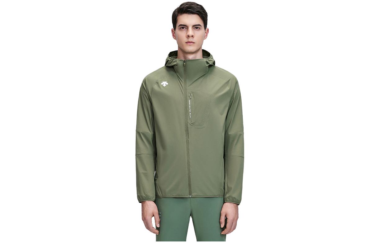 DESCENTE Running Windproof Hooded Zip Jacket - Style D2231RWB43