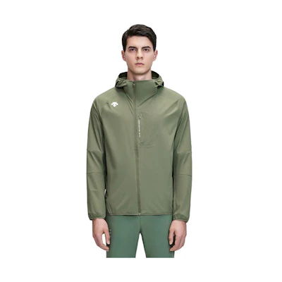 DESCENTE Running Windproof Hooded Zip Jacket - Style D2231RWB43