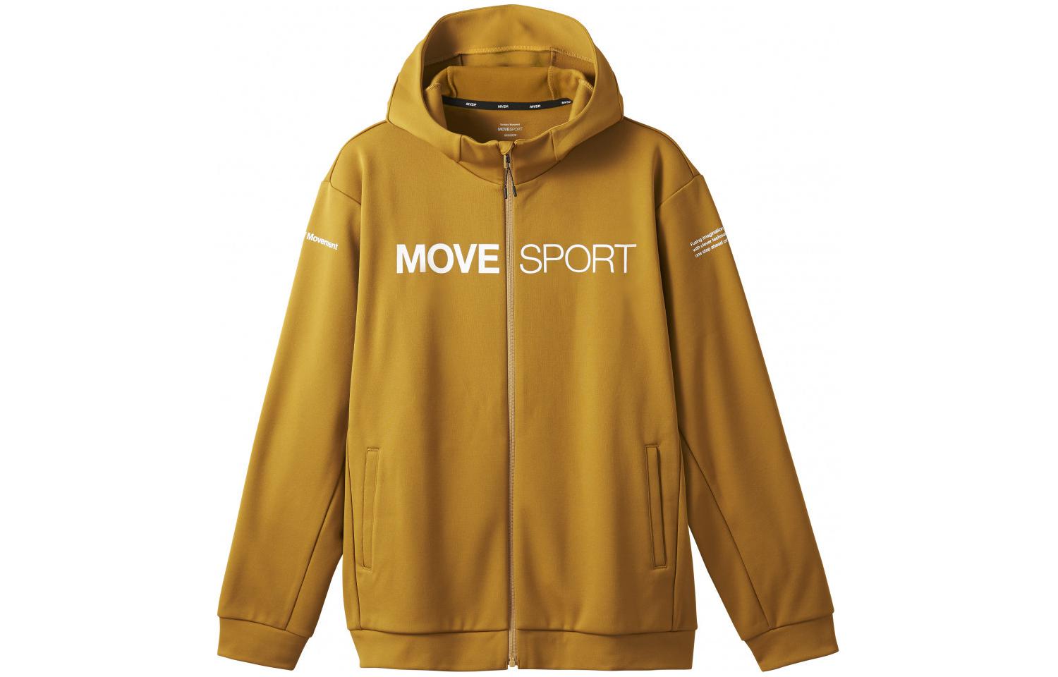 DESCENTE SF TECH Shield Hoodie Zip Jacket with Lettering Design DMMWJF24