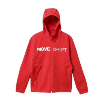 DESCENTE SFTECH Stretch Zip Hoodie Jacket with Letter Print - DMMTJF11