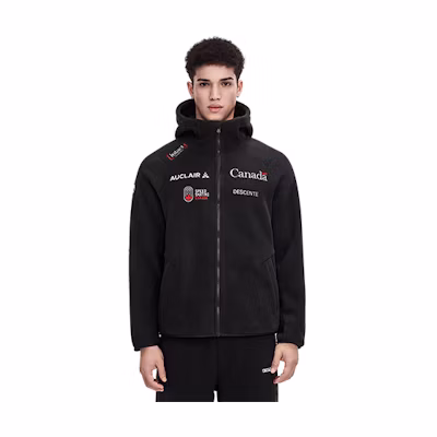 DESCENTE Ski-Style Casual Knit Sports Hoodie Jacket D1491SKT94
