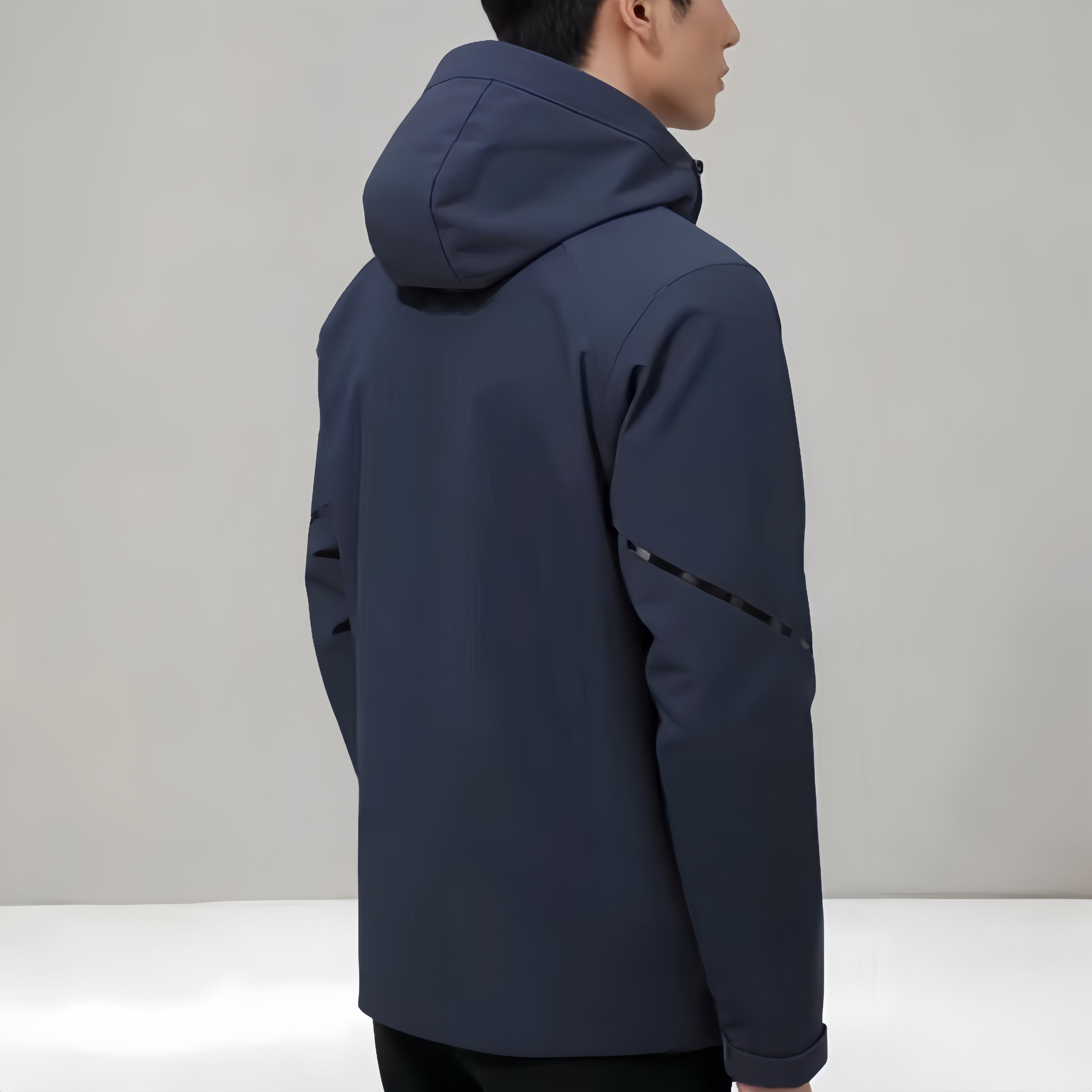 Cheap DESCENTE Ski Logo Print Windproof Zip Hoodie Jacket Unisex SP323SJK91