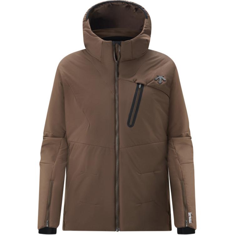 DESCENTE Ski Series Unisex Hoodie Casual Solid Long Sleeve Jacket DWMYGK50D