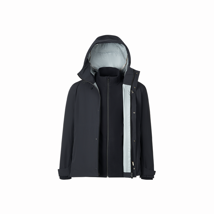 DESCENTE Ski Style 3-in-1 Waterproof Windproof Jacket for Urban & Outdoor Men D4391STH50