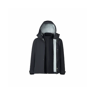 DESCENTE Ski Style 3-in-1 Waterproof Windproof Jacket for Urban & Outdoor Men D4391STH50