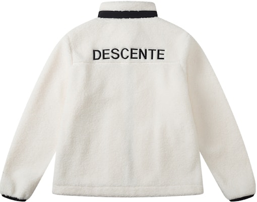 DESCENTE Ski Style Fleece Knit Jacket with Contrast Pocket. D1491SKT91 3