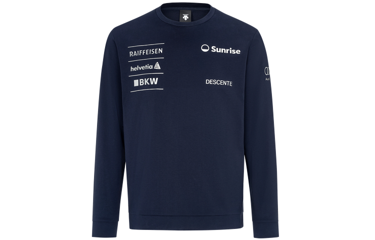 DESCENTE Ski Style Knitted Pullover - Warm, Comfortable, Casual Sportswear D3431SHT63