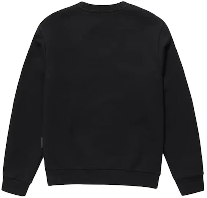 DESCENTE滑雪風格字母印花黑色寬鬆版型男女圓領衛衣 SP123UHT12-BLK0 Lookbook DESCENTE滑雪風格字母印花黑色寬鬆版型男女圓領衛衣 SP123UHT12-BLK0