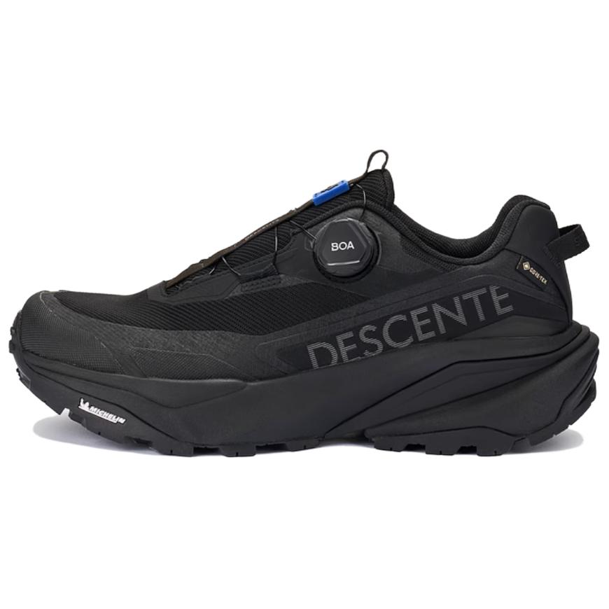 DESCENTE SNOW TREK GTX Black Low-Top Hiking Shoes - Ski Style Series D5131SSN38-BK