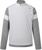 DESCENTE SNOWBOARD Half-Zip Pullover Sweatshirt Light Gray DP12MFKP23-LGYG DESCENTE SNOWBOARD Half-Zip Pullover Sweatshirt Light Gray DP12MFKP23-LGYG