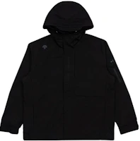 DESCENTE Solid Color Black Hooded Jacket SN323DJK95 DESCENTE Solid Color Black Hooded Jacket SN323DJK95