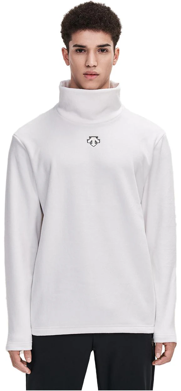 descente-solid-color-fleece-turtleneck-loose-pullover-sweater-d1491-tht-91