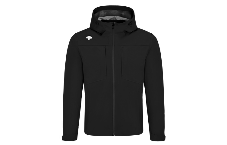 DESCENTE Solid Color Hooded Casual Long-Sleeve Jacket D3431TJK53