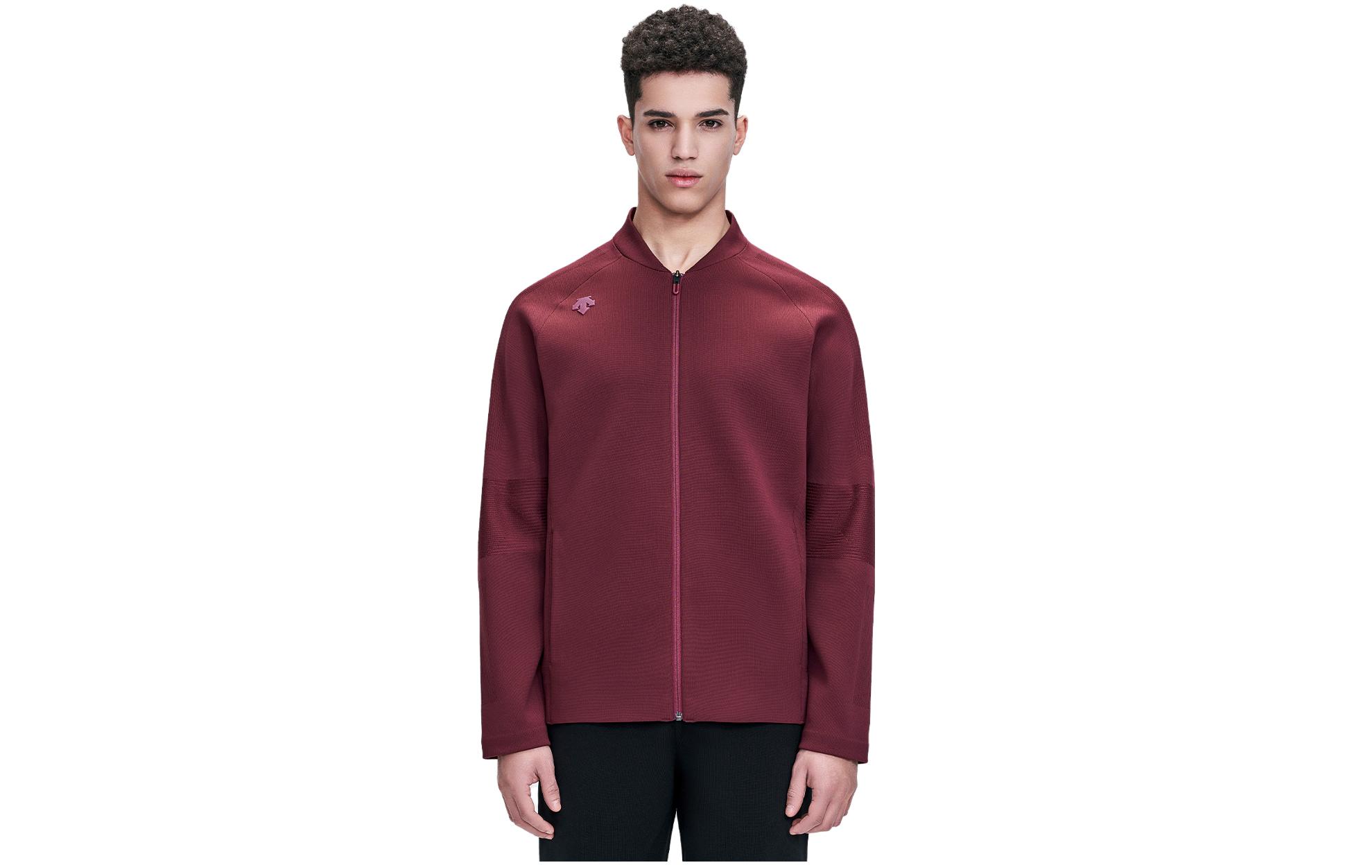 DESCENTE Solid Color Logo Casual Jacket - D2131TFT53