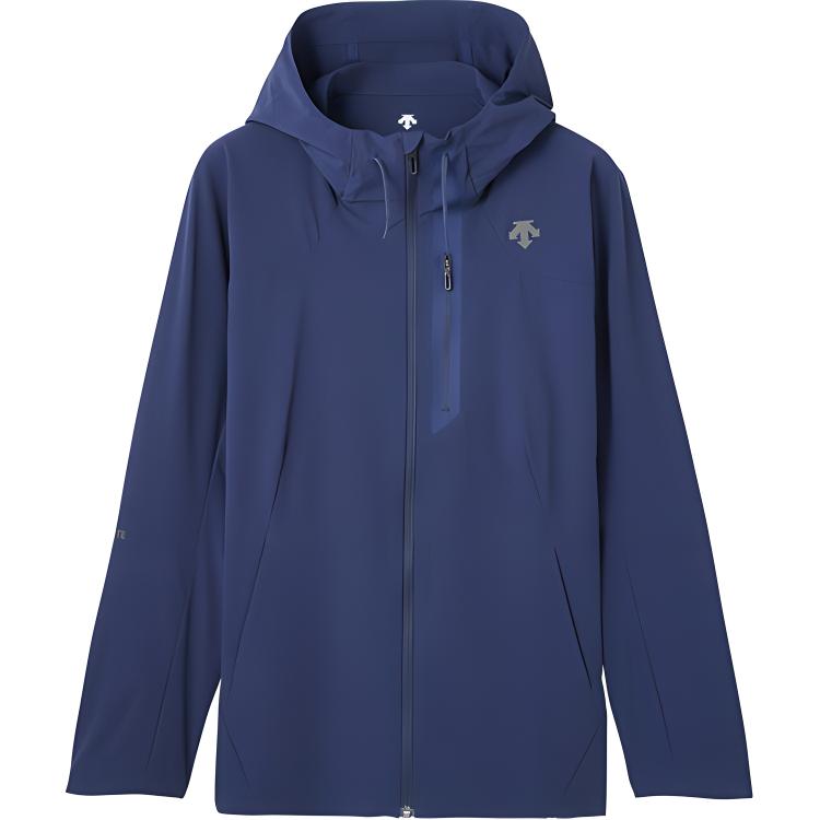 Details for DESCENTE Solid Color Long Sleeve Hooded Jacket DJMXGC32