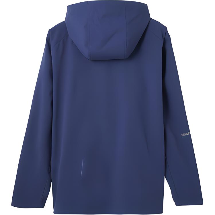 Sizing DESCENTE Solid Color Long Sleeve Hooded Jacket DJMXGC32