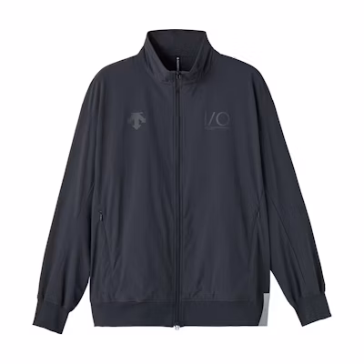 DESCENTE Solid Color Outdoor Sports High Collar Zipper Jacket DLMXGC33