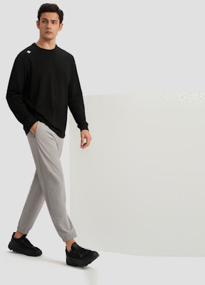 DESCENTE Sport Style Crewneck Long Sleeve T-Shirt Knit Top D4321ITL12 8