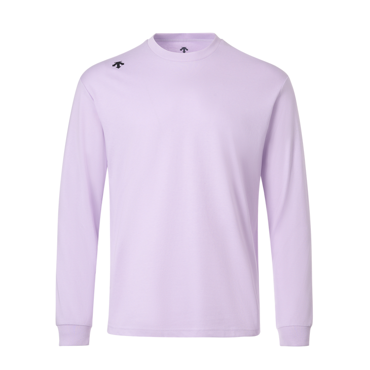 Sizing DESCENTE Sport Style  Crewneck Long Sleeve T-Shirt Knit Top D4321ITL12