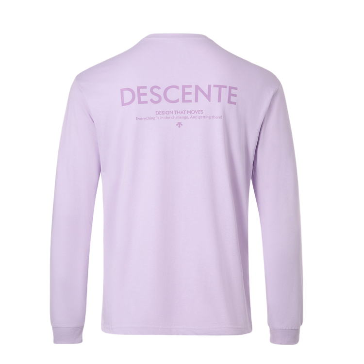 Cheap DESCENTE Sport Style  Crewneck Long Sleeve T-Shirt Knit Top D4321ITL12