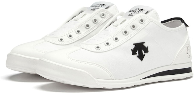 DESCENTE Sport Style Chron Tempo Slip-On 'Black White' D3223LSN23-BW Order DESCENTE Sport Style Chron Tempo Slip-On 'Black White' D3223LSN23-BW
