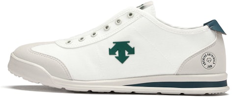DESCENTE Sport Style Chron Tempo Slip-On 'White Green' D3223LSN23-GW DESCENTE Sport Style Chron Tempo Slip-On 'White Green' D3223LSN23-GW