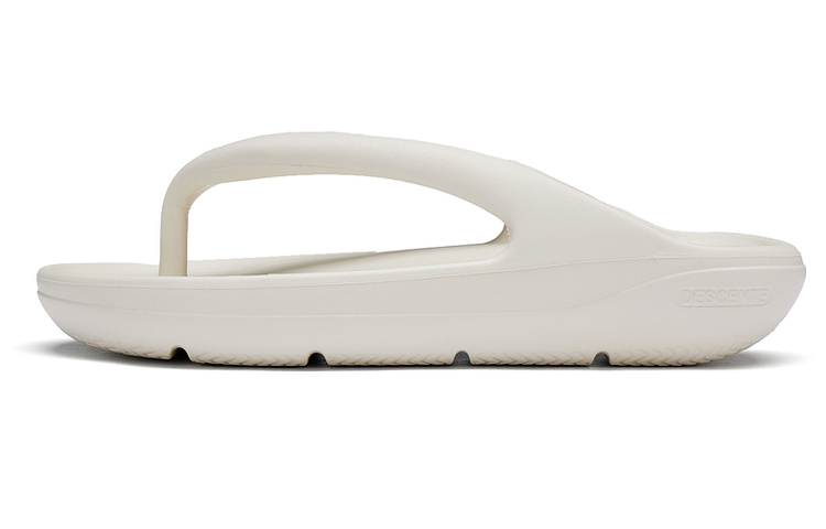 Buy DESCENTE 运动风缓震人字拖鞋 '米色' D3224LTH41-BG