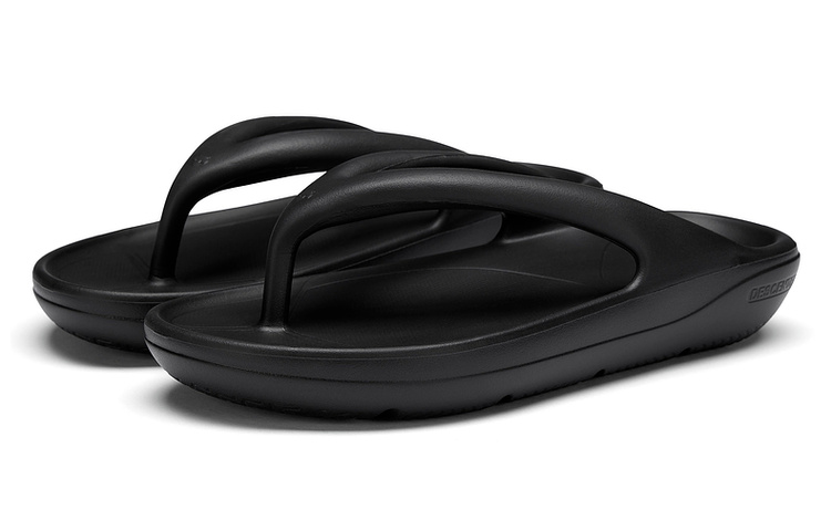 Lookbook デサント スポーツスタイル クッション付き サンダル 'ブラック' D3224LTH41-BK
