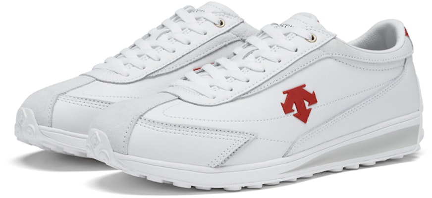 DESCENTE Sport Style Low 'White-Red' D3123LCR11-RW Order DESCENTE Sport Style Low 'White-Red' D3123LCR11-RW