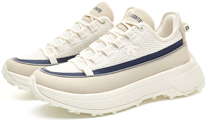 DESCENTE Sports Style 'White Casual Lightweight Sneakers' D1333XSN91A-WT Lookbook DESCENTE Sports Style 'White Casual Lightweight Sneakers' D1333XSN91A-WT