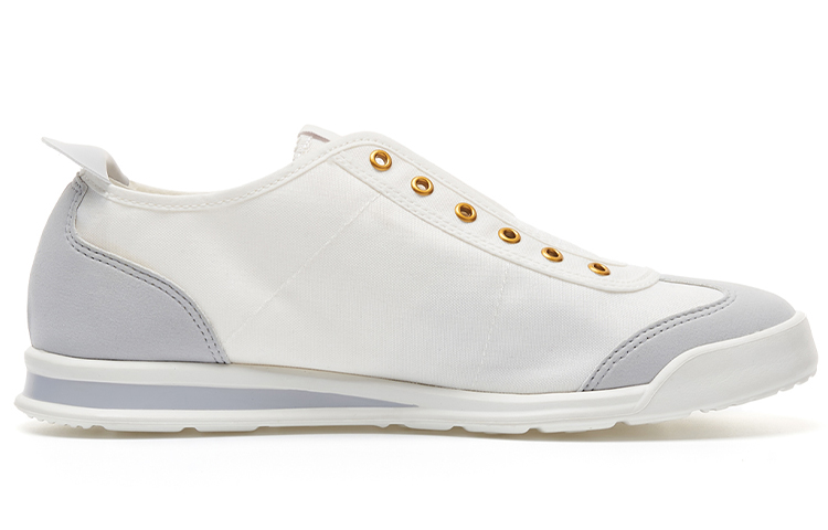 Order DESCENTE 運動風格低筒鞋 '透氣白色帆布' D1323LSN75-WT