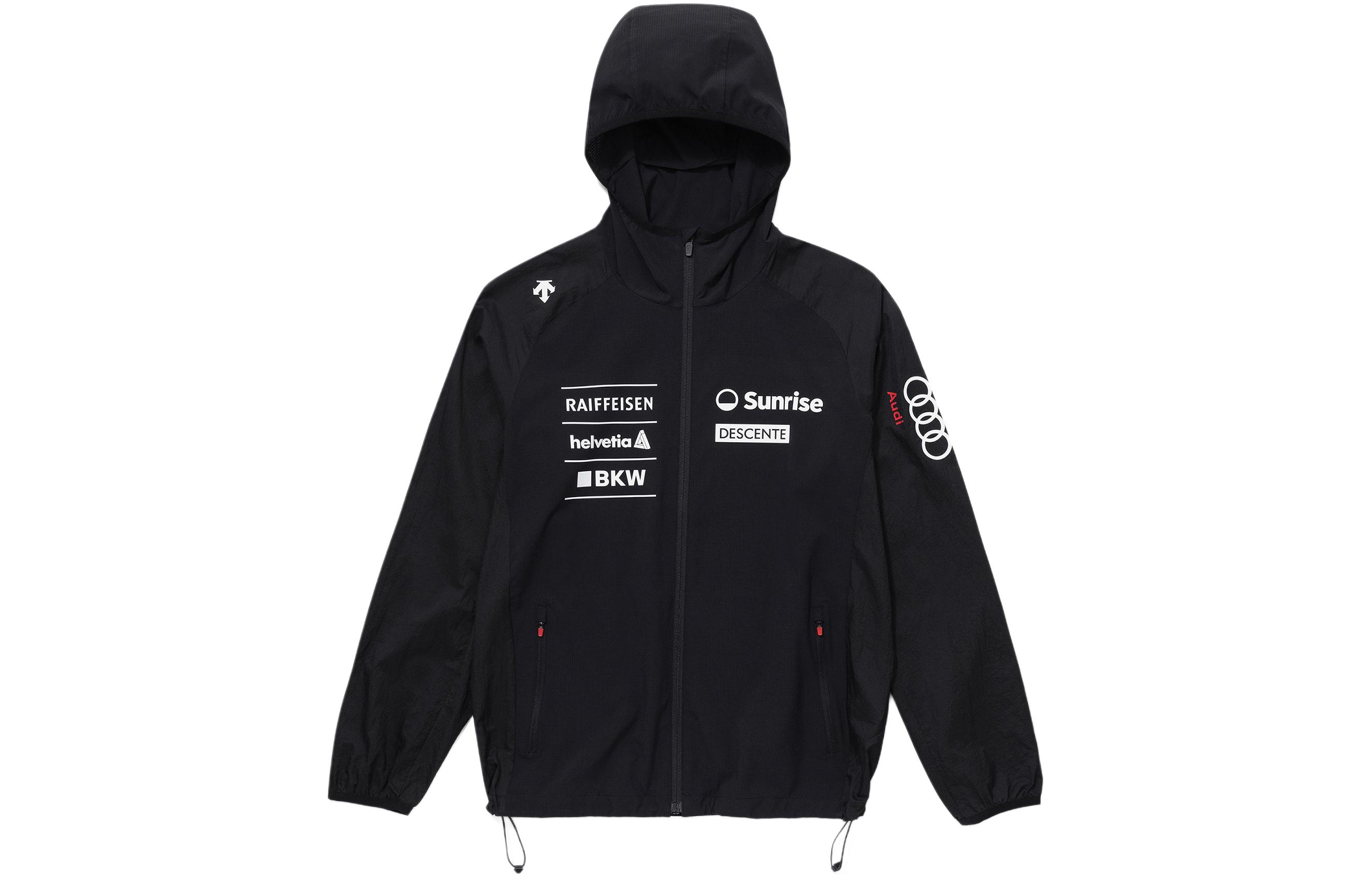 Order DESCENTE SS24 Swiss Ski x Audi  Waterproof Breathable Hooded Jacket. SP221EWB59