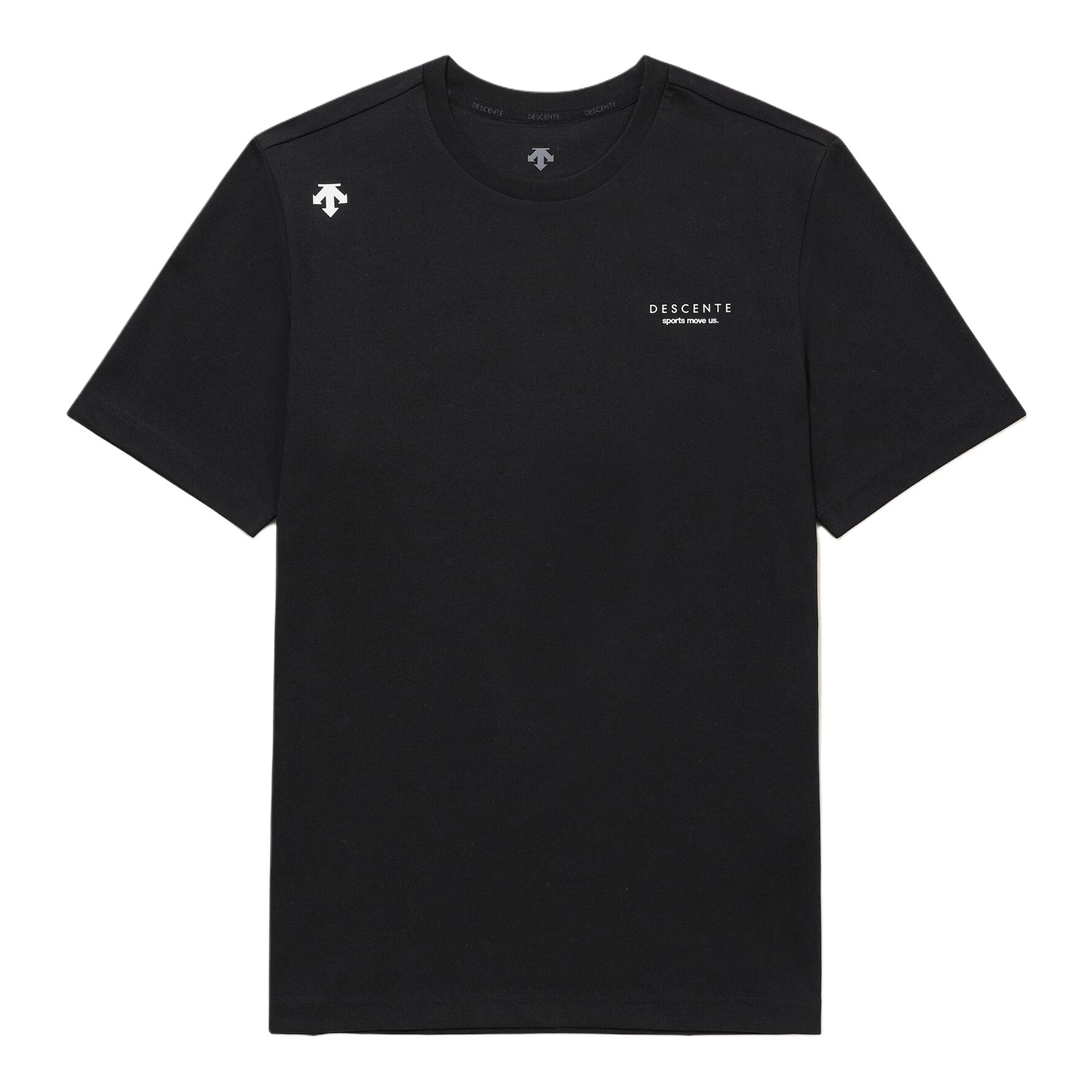 DESCENTE SS26 Comfortable Outdoor Crew Neck T-Shirt with Logo Design SR123UTS15
