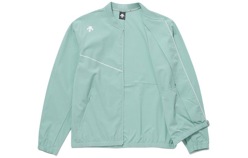 Details for DESCENTE SUI Team Unisex Baseball Collar Zip Jacket - Breathable Solid Color SP221IKT51