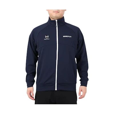 DESCENTE Sweat-Wicking Stretch Letter Print Colorblock Zip Jacket DXC2364XB