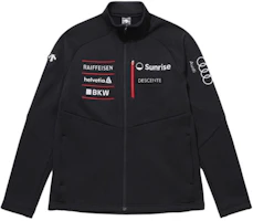 DESCENTE Swiss Ski Logo Embroidered Zip-Up Jacket Unisex Long-Sleeve Outerwear SP423SFTO1 DESCENTE Swiss Ski Logo Embroidered Zip-Up Jacket Unisex Long-Sleeve Outerwear SP423SFTO1