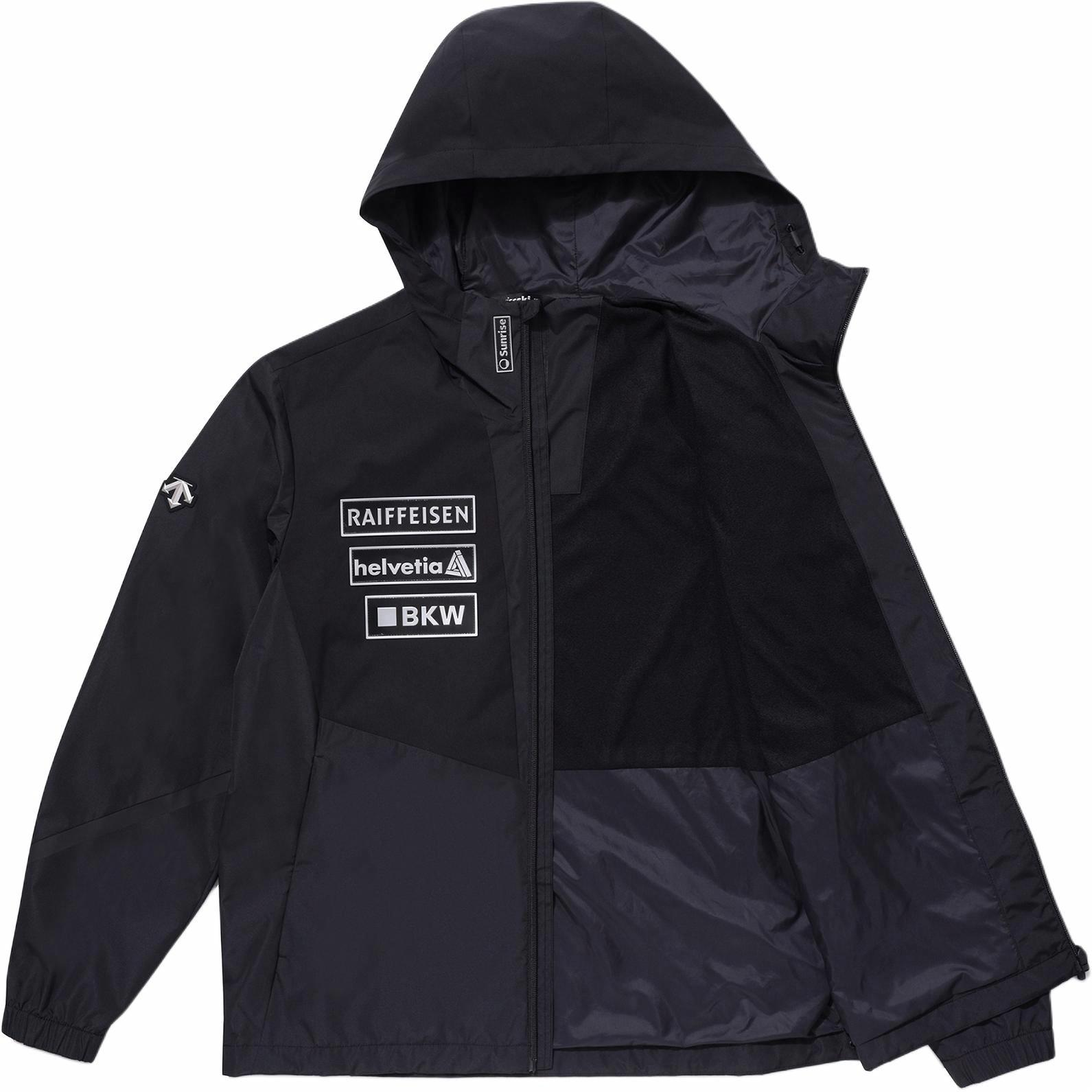 Sizing DESCENTE SWISS SKI Logo Hoodie Unisex Ski Jacket Long Sleeve. SO323SJK91