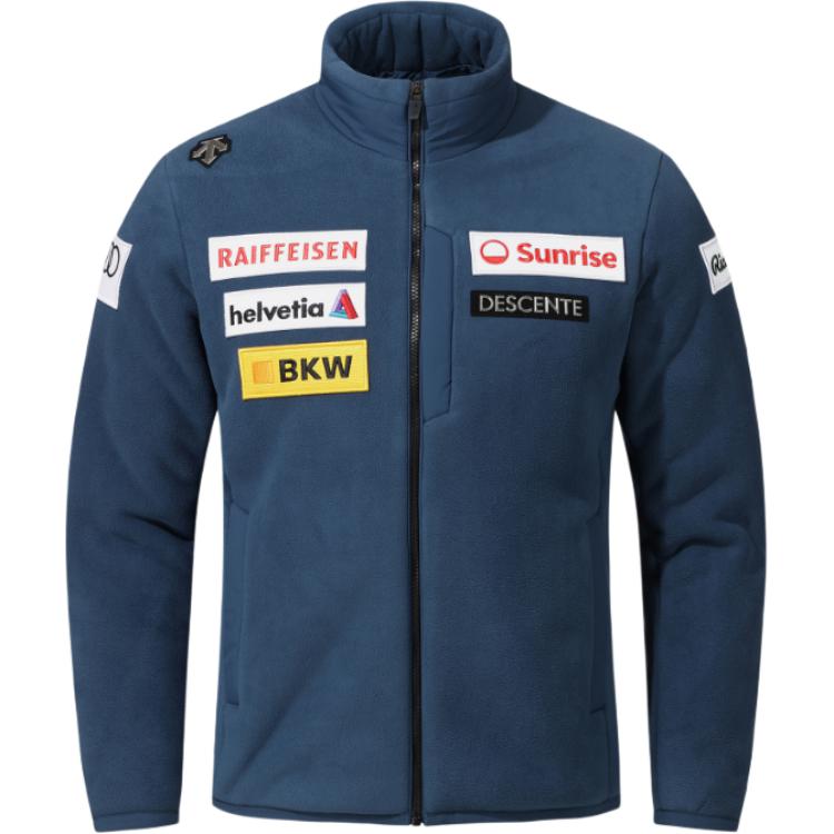 DESCENTE SWISS SKI Logo Letter Long Sleeve Jacket SQ421SKTO2