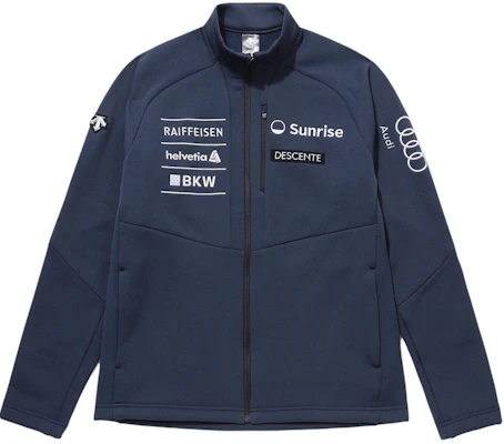 DESCENTE 瑞士滑雪Logo拉鍊外套 黑色男女款長袖 SP423SFTO1-1 Buy DESCENTE 瑞士滑雪Logo拉鍊外套 黑色男女款長袖 SP423SFTO1-1