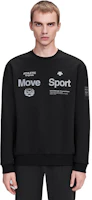 DESCENTE SWISS SKI Series Letter Print Crewneck Sweatshirt D1421SHTN5 DESCENTE SWISS SKI Series Letter Print Crewneck Sweatshirt D1421SHTN5