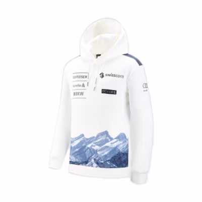 DESCENTE Swiss Ski Team Solid Color Hoodie Unisex D2433SHD61
