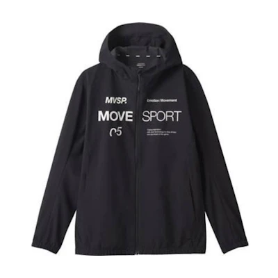 DESCENTE SWISS SKI Zip Hoodie Jacket with Letter Print Design DMMXJF10