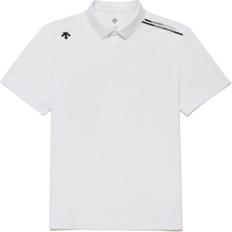DESCENTE Training 26SS Polo Shirt with Brand Logo and Button Design SR121TPS21