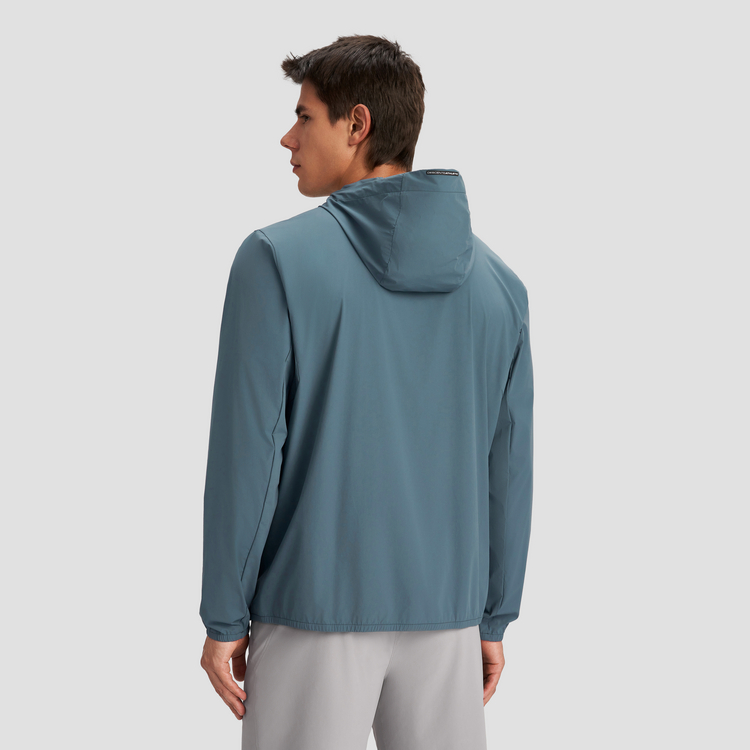 Shop DESCENTE 訓練輕便透氣連帽織物外套 D4391TWB30