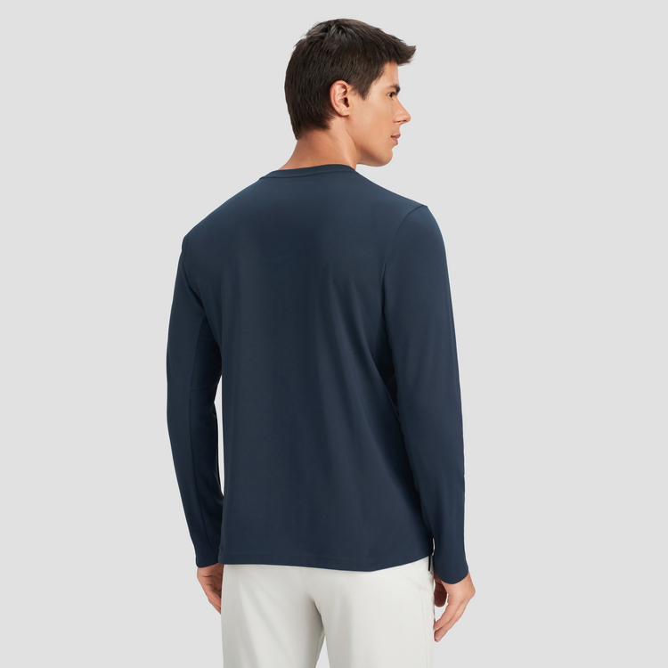 Purchase DESCENTE TRAINING Baju Olahraga Lengan Panjang Bernapas untuk Latihan Intens. D4491TTL30