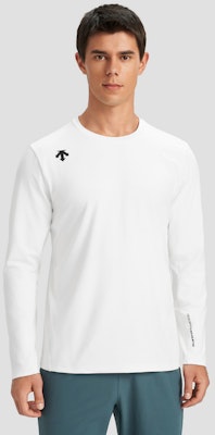 DESCENTE TRAINING Baju Olahraga Lengan Panjang Bernapas untuk Latihan Intens. D4491TTL30 1